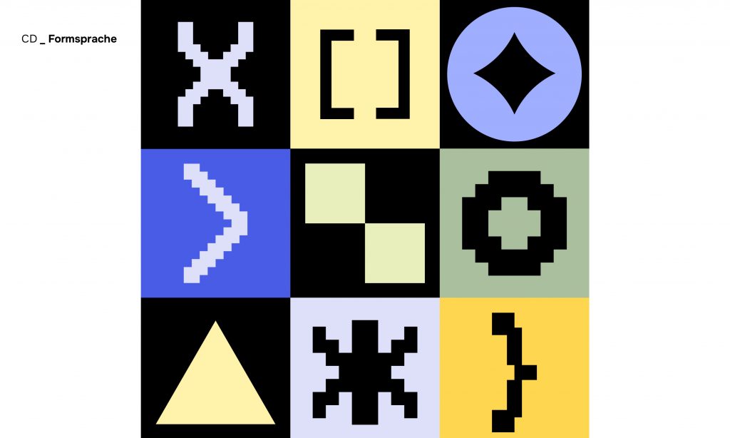 Blueberry.py Python Campus Pattern Muster Icons Pixel grafische Elemente